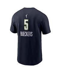 Nike Men's Paige Bueckers Navy Dallas Wings 2025 Wnba Draft Explorer Edition Name Number T-Shirt