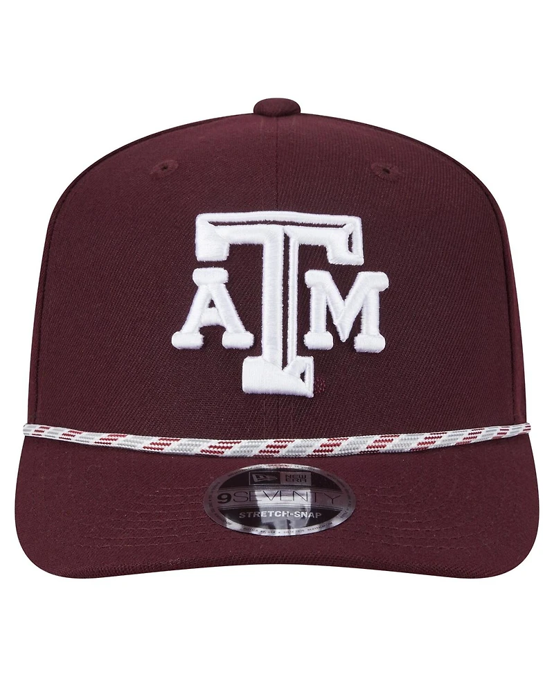 New Era Men's Maroon Texas A & M Aggies Gameday Multi-Rope 9SEVENTY Stretch-Snap Hat
