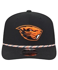 New Era Men's Black Oregon State Beavers Game Day Multi-Rope 9SEVENTY Stretch-Snap Hat