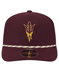 New Era Men's Maroon Arizona State Sun Devils Game Day Multi-Rope 9SEVENTY Stretch-Snap Hat