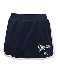 Outerstuff Big Girls 2-Piece Navy New York Yankees Base Trainer Johnny Polo Shirt and Skort Set