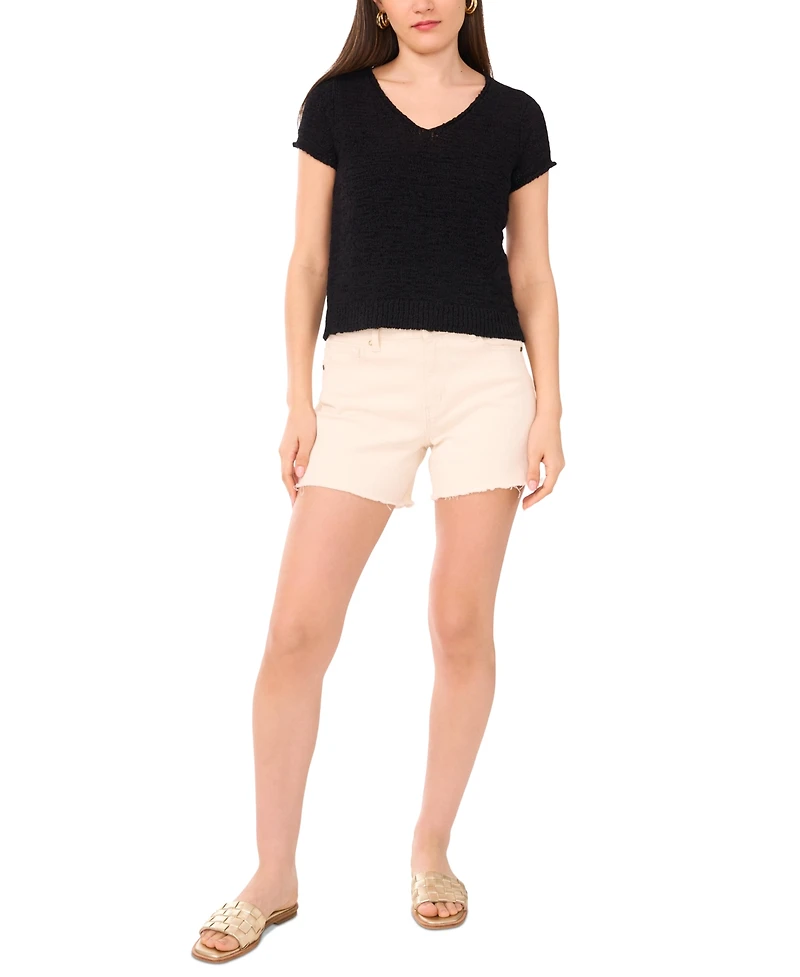 Vince Camuto Women's Short-Sleeve Knit Top