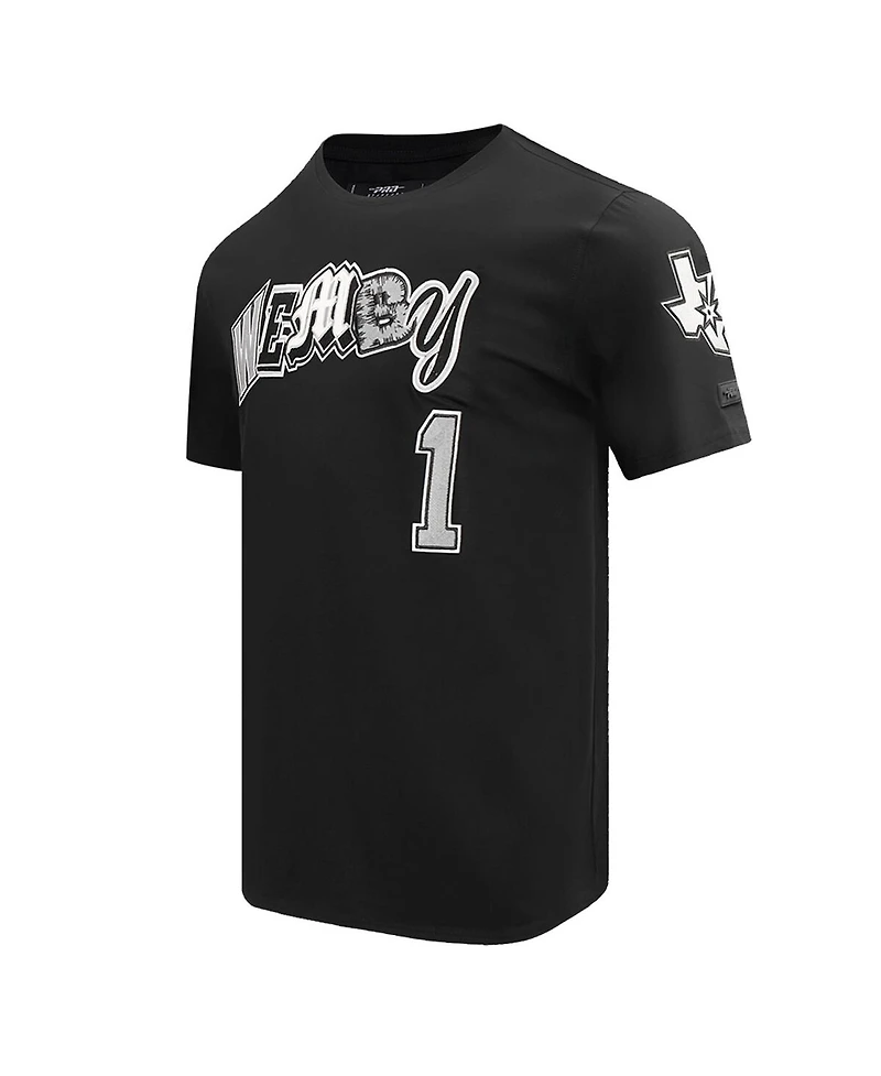 Pro Standard Men's Victor Wembanyama Black San Antonio Spurs City Ransom T-Shirt