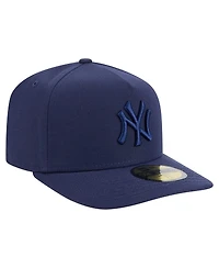 New Era Men's Navy New York Yankees Color Pack A-Frame 59FIFTY Fitted Hat