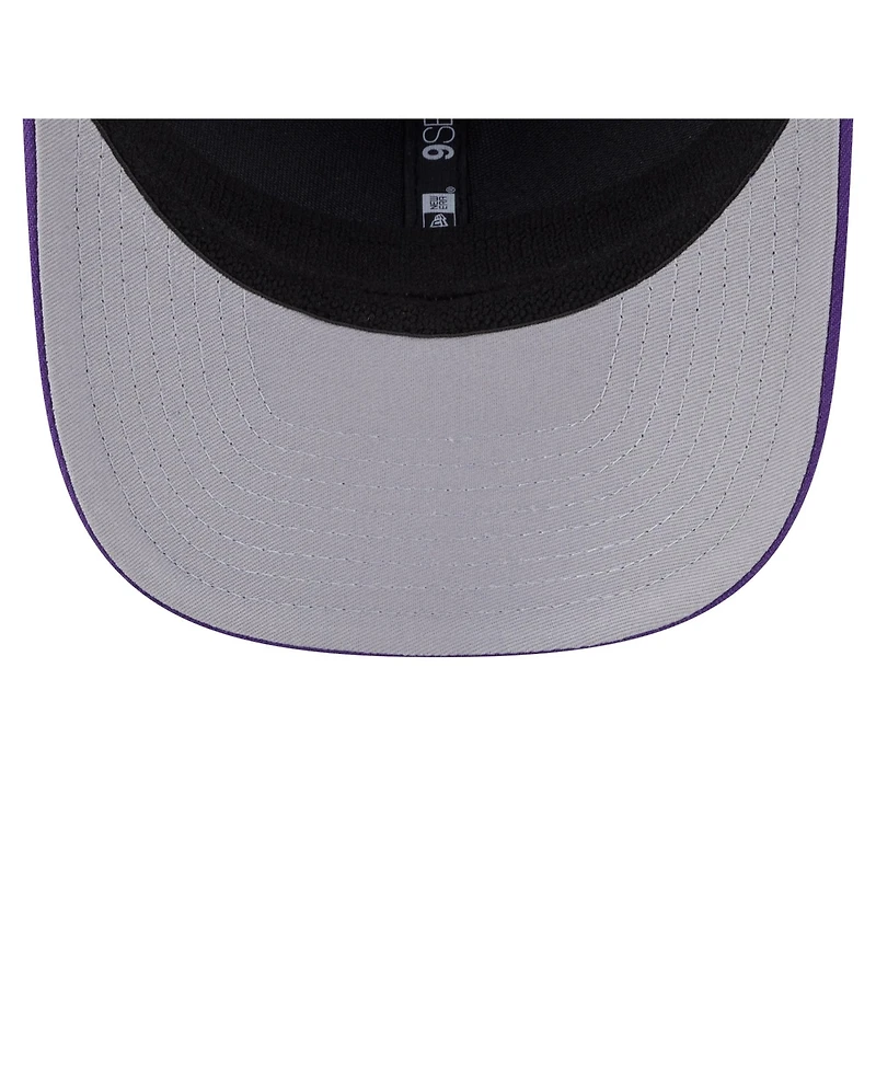 New Era Men's Purple Minnesota Vikings Main Trucker 9SEVENTY Stretch Snap Hat