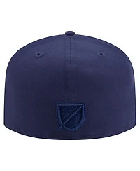 New Era Men's Navy Nashville Sc Color Pack A-Frame 59FIFTY Fitted Hat