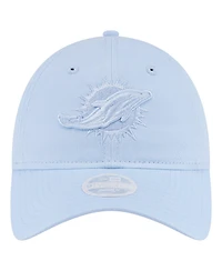 New Era Women's Light Blue Miami Dolphins Color Pack 9TWENTY Adjustable Hat