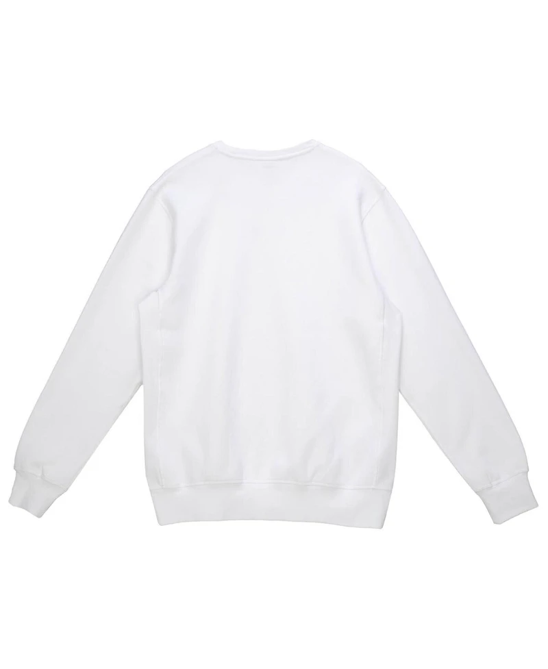 Mitchell & Ness x Bud Light Men's White Seattle Seahawks The Crest Pullover Sweatshirt