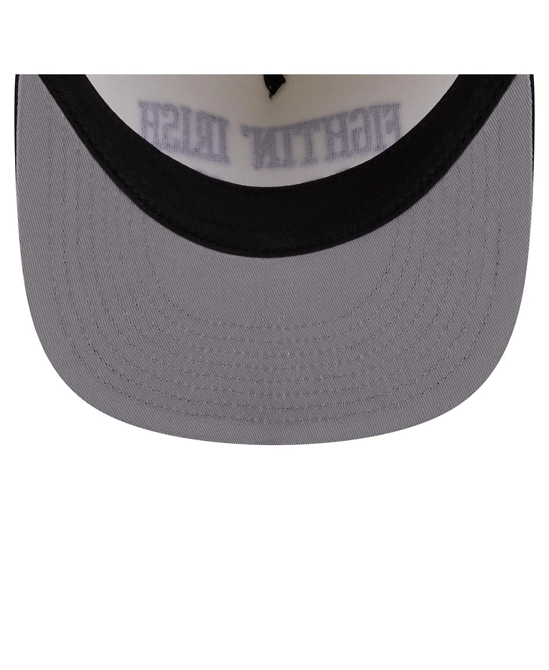 New Era Men's White Notre Dame Fighting Irish Collegiate 9FIFTY A-Frame Snapback Hat