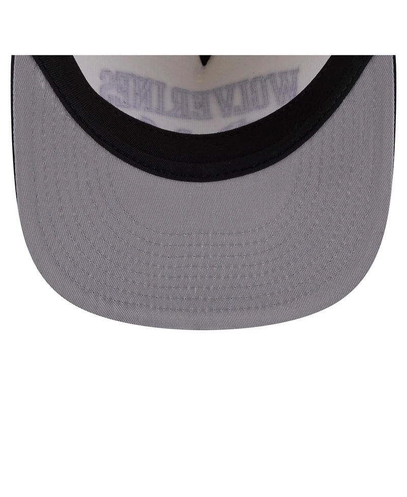 New Era Men's White Michigan Wolverines Collegiate 9FIFTY A-Frame Snapback Hat