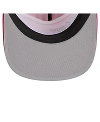 New Era Men's Red Washington Nationals Retro Satin Script Golfer Adjustable Hat