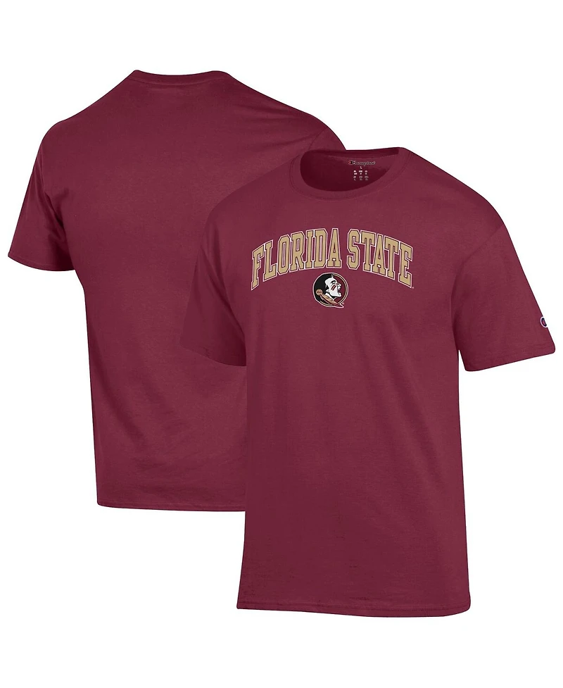 Champion Men's Garnet Florida State Seminoles Arch Over Logo T-Shirt
