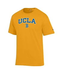 Champion Men's Gold Ucla Bruins Arched Logo T-Shirt