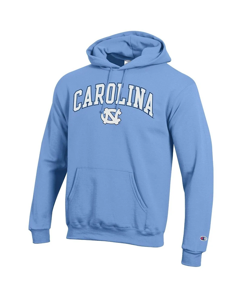 Champion Men's Carolina Blue North Carolina Tar Heels Arch Over Logo Pullover Hoodie