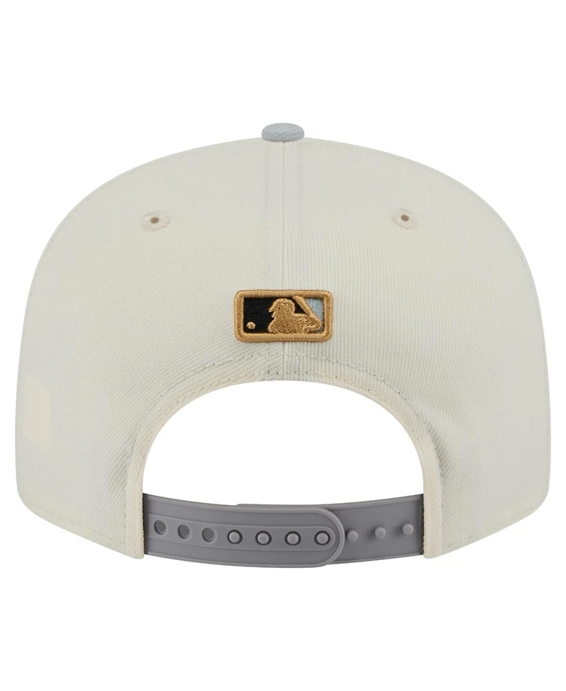 New Era Men's White Los Angeles Dodgers 2024 World Series Champions Parade Takedown 9FIFTY Snapback Hat