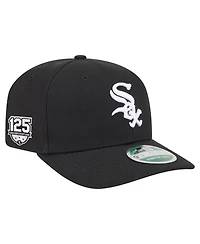 New Era Men's Black Chicago White Sox 125th Anniversary 9SEVENTY Stretch-Snap Hat