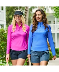 Free Country Women's Sun Breeze 1/2 Zip Sunshirt