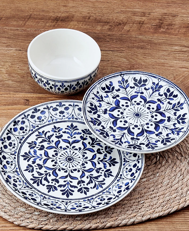 Pfaltzgraff Medallion Radiance 12-Pc. Dinnerware Set, Service for 4