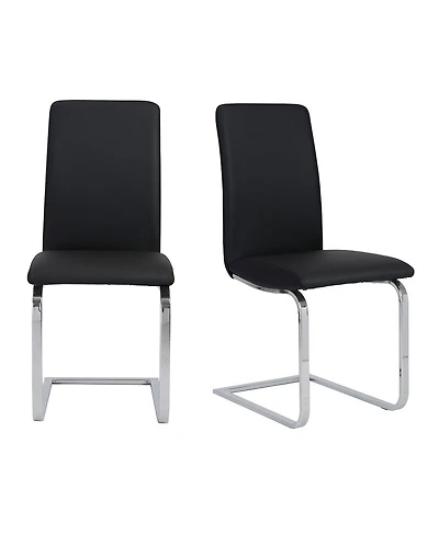 Set of 2 Modern Dining Chairs for Kitchen Table or Dining Room Seating