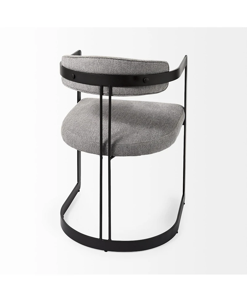 Fabric Upholstered Arm Chair for Dining Table or Living Room Seating