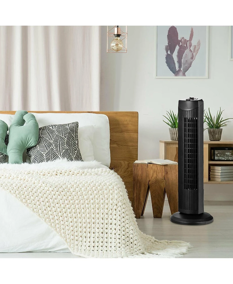 Fan task 35W 28 Inch Quiet Bladeless Oscillating Tower Fan