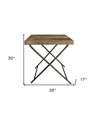 Solid Wood End Table for Living Room or Bedroom Furniture