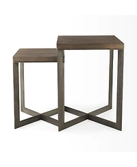 Traditional Solid Wood Square End Table – Timeless Accent Piece