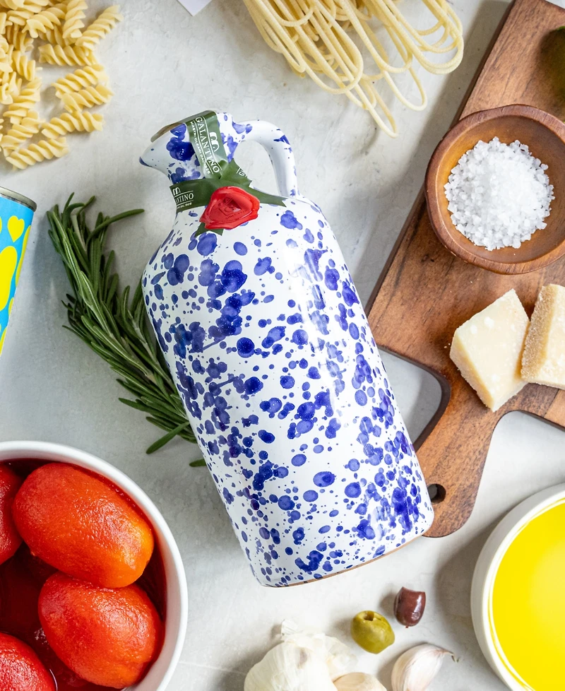 Zia Pia Fantasia Extra Virgin Olive Oil Ceramic, Cobalt 500ml