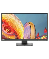 Lenovo ThinkVision E24q-20 23.8" 16:9 Qhd Ips Wled Lcd Monitor, Raven Black