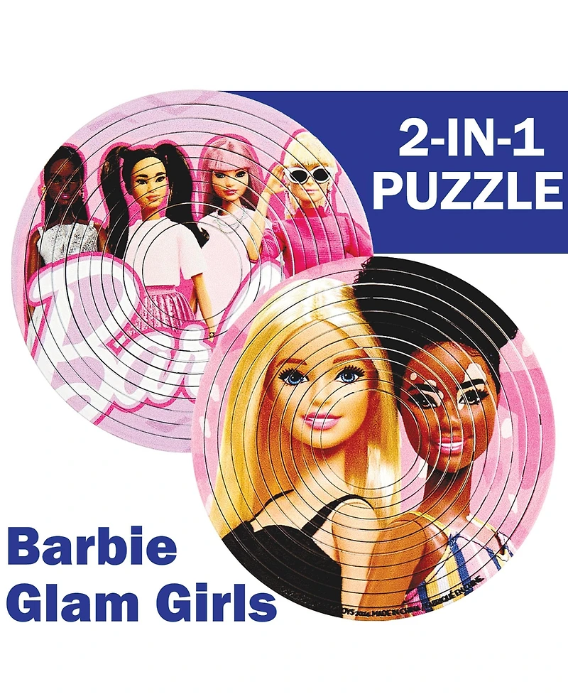 Spin Flip Puzzle: Barbie Glam Girls