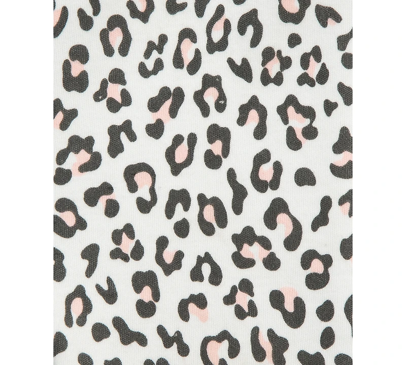 Little Me Baby Girls Cotton Leopard Headband, Bodysuit & Pants, 3 Piece Set