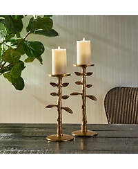 Brier Candle Stands Set of 2