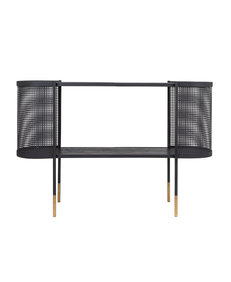 Creative Co-op 14.2" Metal Sleek Modern Console Table