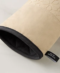 kate Spade new york Flower Soft Silicone Oven Mitt Set, 7" x 13"