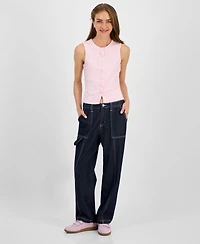 Madden Girl Juniors' Utility Skater Jeans