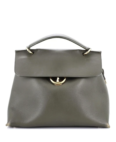 Pre-Owned Salvatore Ferragamo Large Jet Set Top Handle Bag Leather