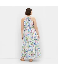 City Chic Plus Island Breeze Maxi Dress