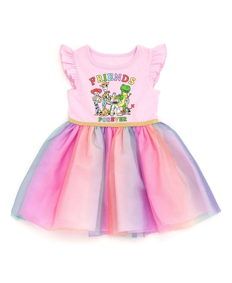 Toy Story Toddler Girls Pleated Tulle Dress