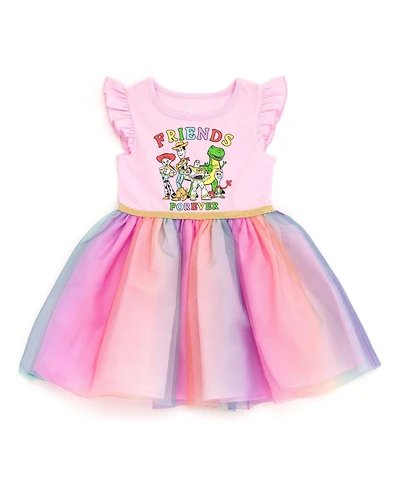 Toy Story Toddler Girls Pleated Tulle Dress
