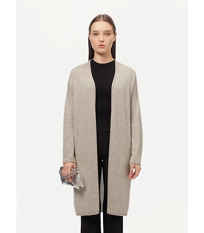 Gobi Cashmere Women's 3D Longline Cardigan