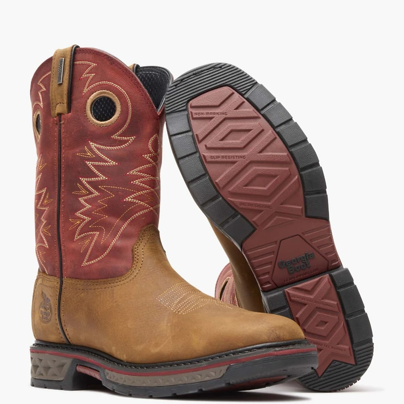 Georgia Boot Men's Carbo-Tec Waterproof Pull-on