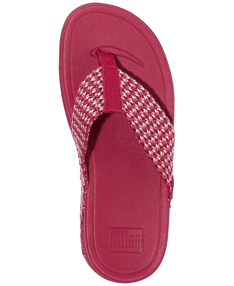 FitFlop Women's Surfa Multi-Tone Webbing Toe-Post Sandals