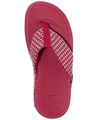 FitFlop Women's Surfa Multi-Tone Webbing Toe-Post Sandals