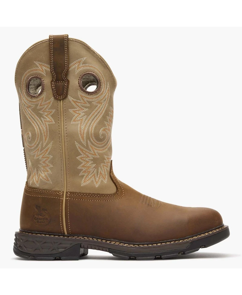 Georgia Boot Men's Carbo-Tec Flx 11" Alloy Toe Pull On Work