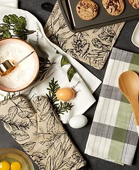Design Imports Home Sweet Farmhouse Kitchen Collection Cotton Kitchen Linen, Set of 4
