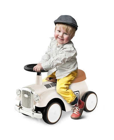 Kids Sit to Stand Vehicle with Working Steering Wheel and Under Seat Storage
