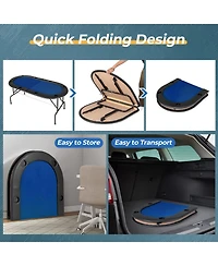 8 Players Texas Holdem Foldable Poker Table