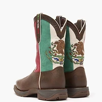 Durango Men's Rebel by Steel Toe Mexico Flag Western Boot