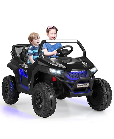 12V 2-Seater Kids Ride on Utv with Slow Start Function and Music Player