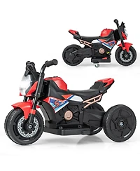 Kids Ride-on Motorcycle 6V Battery Powered Motorbike with Detachable Training Wheels